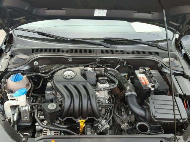 3VW2K7AJ3CM353480 - 2012 VOLKSWAGEN JETTA BASE გრაფიტი ფოტო 7