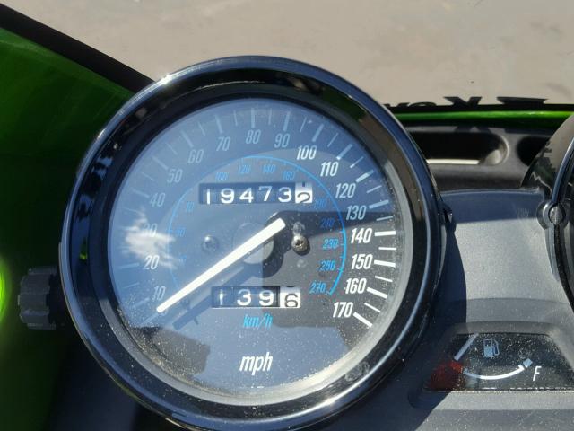 JKAZR9A102A015100 - 2002 KAWASAKI ZR1200 A GREEN photo 8