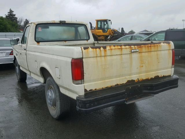 2FTHF25H3LCB31092 - 1990 FORD F250 WHITE photo 3