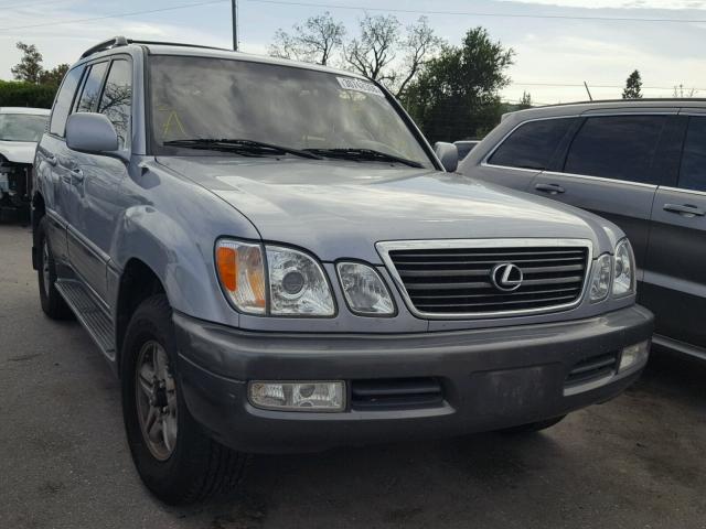 JTJHT00W123523198 - 2002 LEXUS LX 470 BLUE photo 1