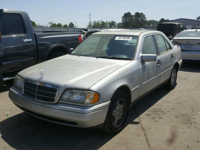 WDBHA28E9TF471754 - 1996 MERCEDES-BENZ C 280 SILVER photo 2