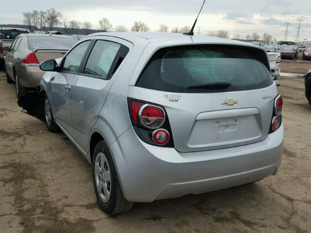 1G1JA6SH0E4125614 - 2014 CHEVROLET SONIC LS Gümüş foto 3