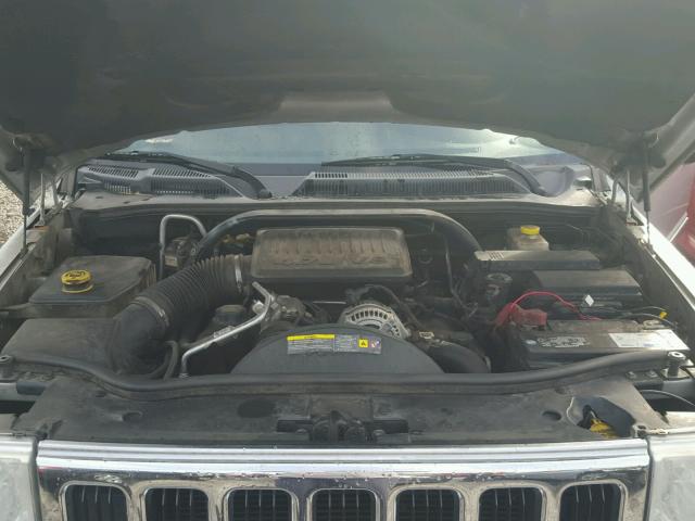 1J8HH58N16C365909 - 2006 JEEP COMMANDER SILVER photo 7