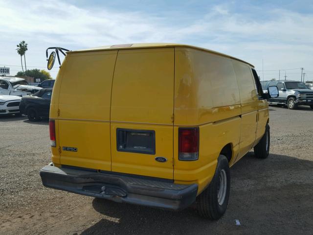 1FTNE24W84HB12487 - 2004 FORD ECONOLINE YELLOW photo 4