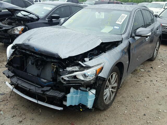 JN1CV7AP1GM203326 - 2016 INFINITI Q50 BASE GRAY photo 2