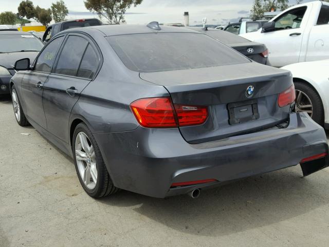 WBA3D3C52EK153921 - 2014 BMW 328 D GRAY photo 3