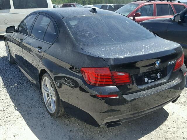 WBAKN9C55ED000739 - 2014 BMW 550 I BLACK photo 3