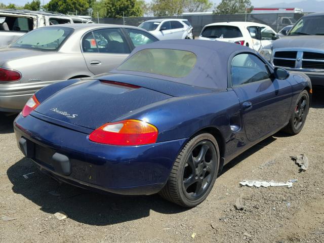 WP0CB29861U662901 - 2001 PORSCHE BOXSTER S BLUE photo 4