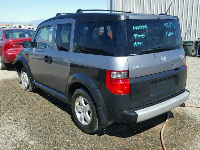 5J6YH28665L018020 - 2005 HONDA ELEMENT EX GRAY photo 3