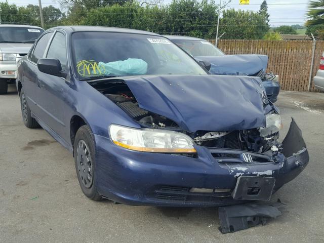 1HGCF86662A100432 - 2002 HONDA ACCORD VAL BLUE photo 1