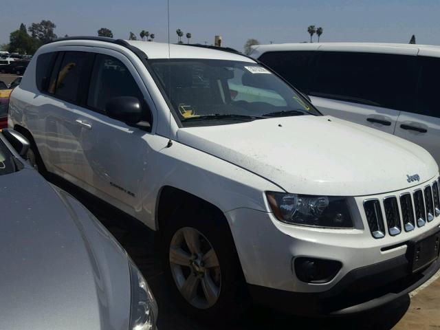 1C4NJCBA3HD147251 - 2017 JEEP COMPASS SP WHITE photo 1