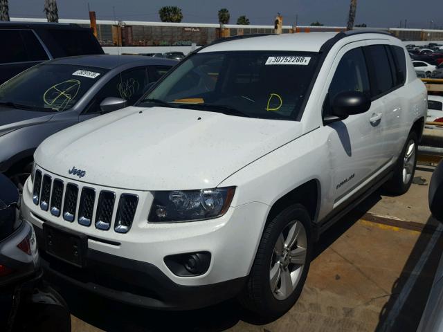 1C4NJCBA3HD147251 - 2017 JEEP COMPASS SP WHITE photo 2