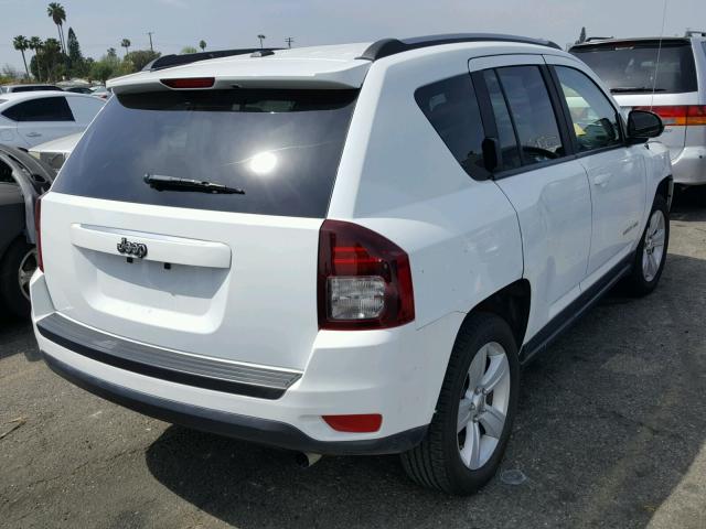 1C4NJCBA3HD147251 - 2017 JEEP COMPASS SP WHITE photo 4