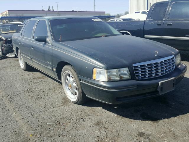 1G6KD54Y3XU737838 - 1999 CADILLAC DEVILLE GREEN photo 1