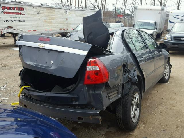1G1ZS58F17F315090 - 2007 CHEVROLET MALIBU LS 灰色 照片 4