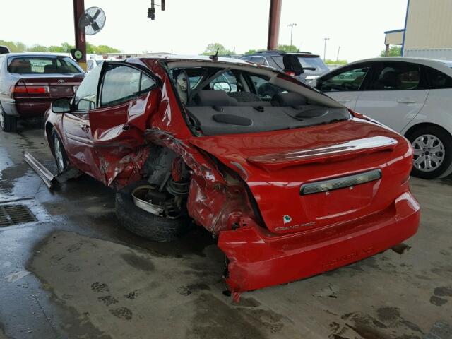 2G2WP552X81151820 - 2008 PONTIAC GRAND PRIX 红色 照片 3