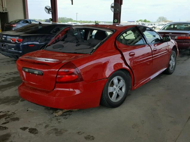 2G2WP552X81151820 - 2008 PONTIAC GRAND PRIX 红色 照片 4