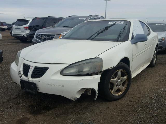 2G2WS522341141496 - 2004 PONTIAC GRAND PRIX WHITE photo 2