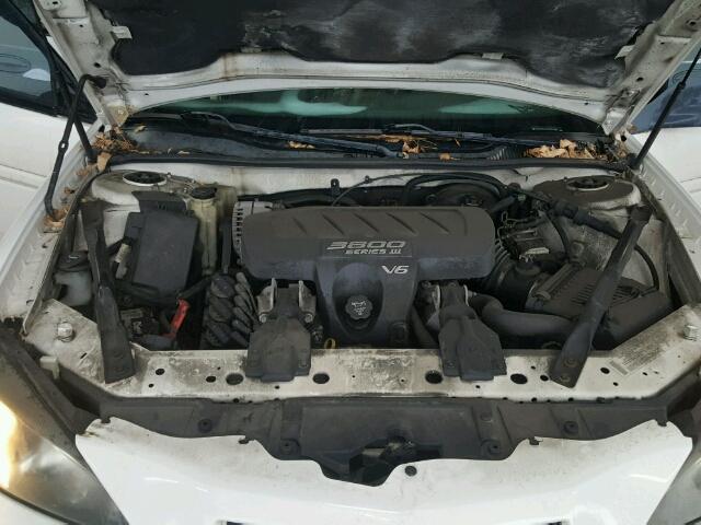 2G2WS522341141496 - 2004 PONTIAC GRAND PRIX WHITE photo 7