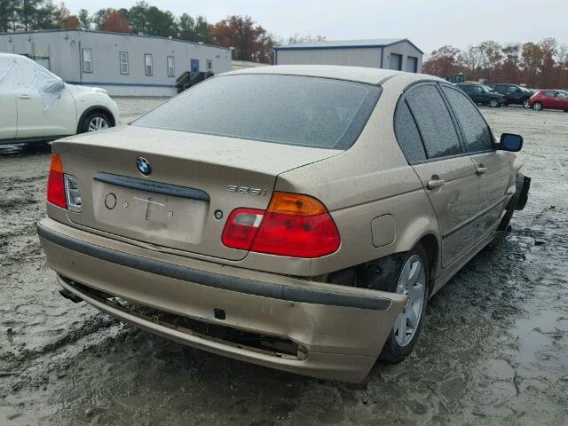 WBAAV33441FU80464 - 2001 BMW 325 I GOLD photo 4