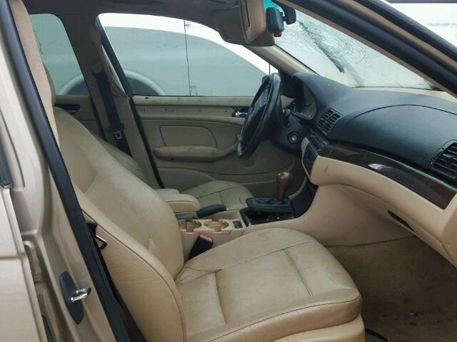 WBAAV33441FU80464 - 2001 BMW 325 I GOLD photo 5