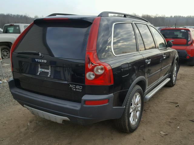 YV1CM91H541046217 - 2004 VOLVO XC90 T6 BLACK photo 4