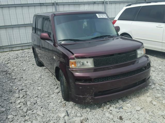 JTLKT334640139592 - 2004 TOYOTA SCION XB BURGUNDY photo 1
