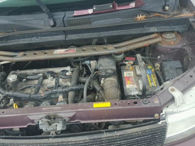JTLKT334640139592 - 2004 TOYOTA SCION XB BURGUNDY photo 7