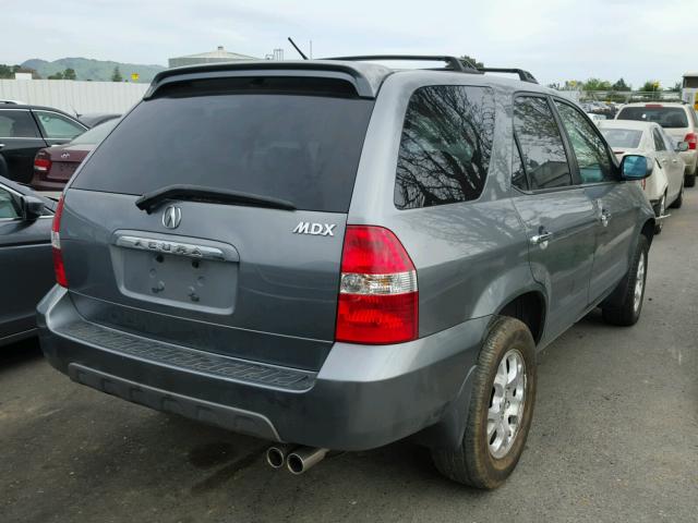 2HNYD18891H529056 - 2001 ACURA MDX TOURIN GRAY photo 4