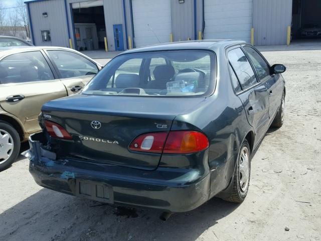 2T1BR12E4YC263235 - 2000 TOYOTA COROLLA VE GREEN photo 4