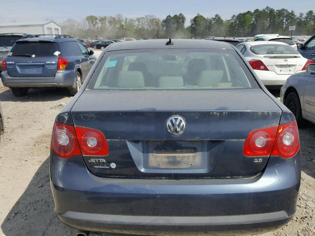 3VWRF71K77M118596 - 2007 VOLKSWAGEN JETTA 2.5 BLUE photo 9