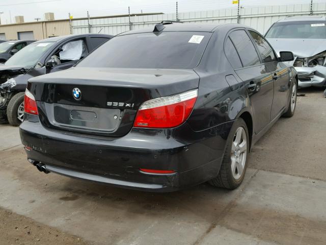 WBANV93598CZ69600 - 2008 BMW 535 XI BLACK photo 4