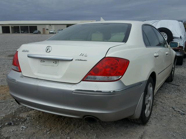 JH4KB16546C003789 - 2006 ACURA RL WHITE photo 4