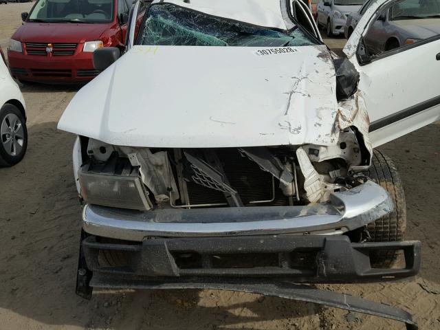 1GCDS43E088224313 - 2008 CHEVROLET COLORADO L WHITE photo 7