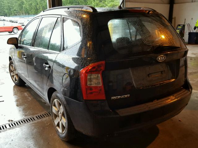 KNAFG525587150553 - 2008 KIA RONDO BASE BLACK photo 3