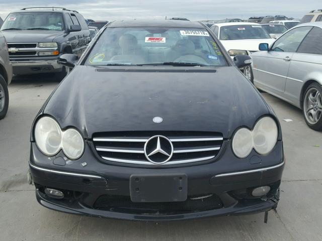 WDBTJ75J73F022629 - 2003 MERCEDES-BENZ CLK 500 BLACK photo 9