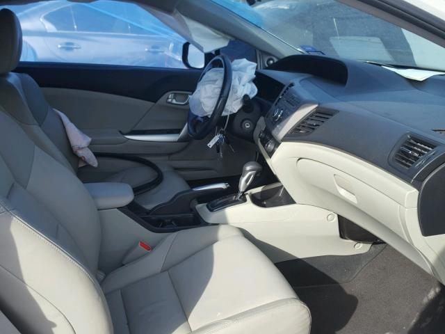 2HGFG3B10CH507933 - 2012 HONDA CIVIC EXL WHITE photo 5