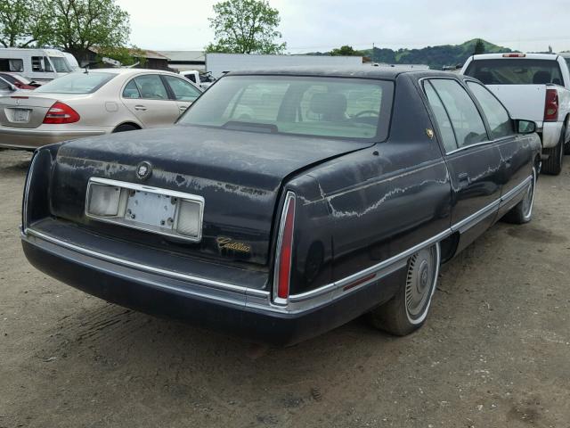 1G6KD52B3RU221190 - 1994 CADILLAC DEVILLE BLACK photo 4