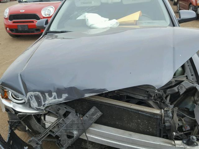 WAUDF78E48A103546 - 2008 AUDI A4 2.0T QU GRAY photo 7