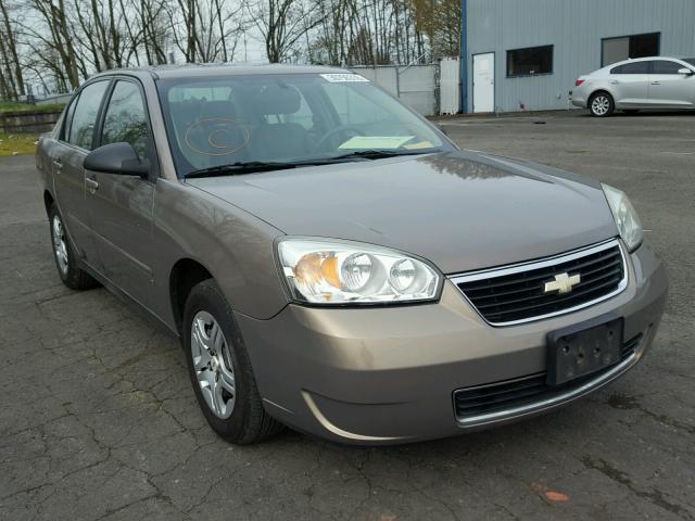 1G1ZS58F27F277112 - 2007 CHEVROLET MALIBU LS BROWN photo 1