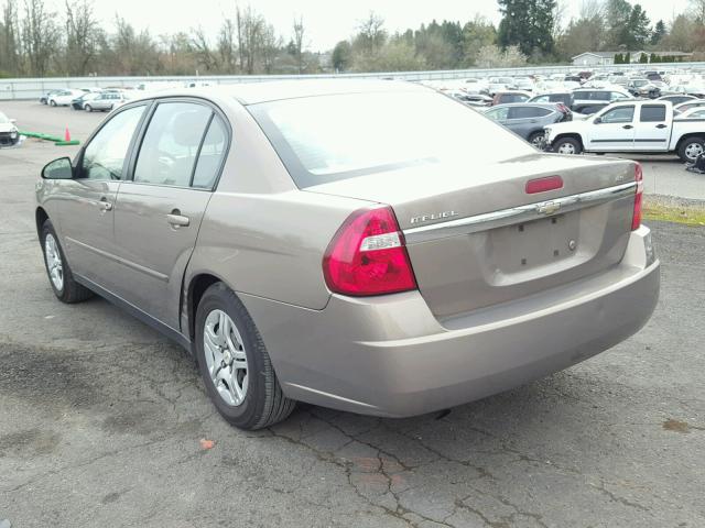 1G1ZS58F27F277112 - 2007 CHEVROLET MALIBU LS ყავისფერი ფოტო 3