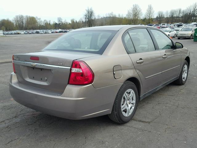 1G1ZS58F27F277112 - 2007 CHEVROLET MALIBU LS BROWN photo 4