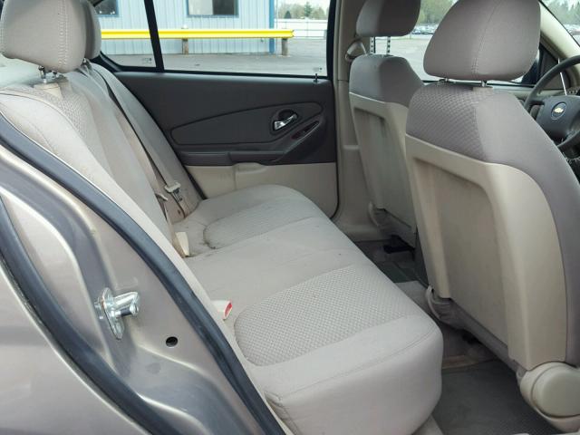 1G1ZS58F27F277112 - 2007 CHEVROLET MALIBU LS ყავისფერი ფოტო 6