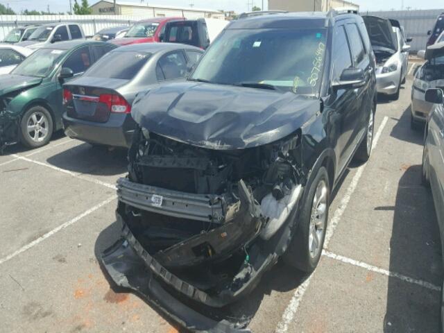 1FM5K7F81DGA41154 - 2013 FORD EXPLORER L BLACK photo 2