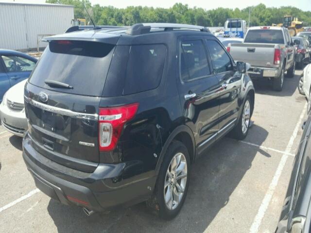 1FM5K7F81DGA41154 - 2013 FORD EXPLORER L BLACK photo 4