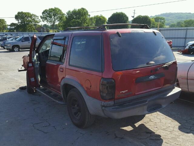 1FMZU72X2YUB73534 - 2000 FORD EXPLORER X RED photo 3