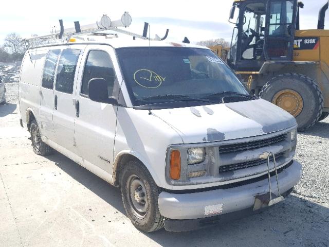 1GCFG25W111154274 - 2001 CHEVROLET EXPRESS G2 WHITE photo 1