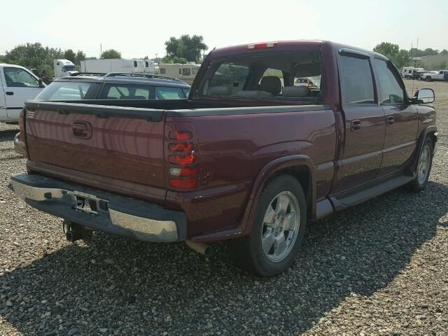 2GCEC13Z071174646 - 2007 CHEVROLET SILVERADO RED photo 4