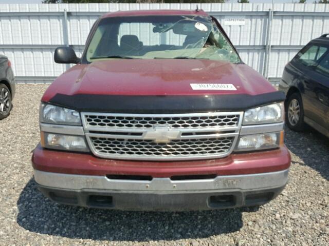 2GCEC13Z071174646 - 2007 CHEVROLET SILVERADO RED photo 9