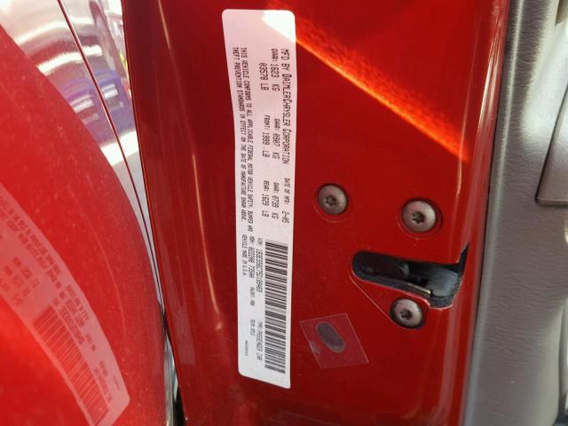 1B3ES56C75D189469 - 2005 DODGE NEON SXT RED photo 10